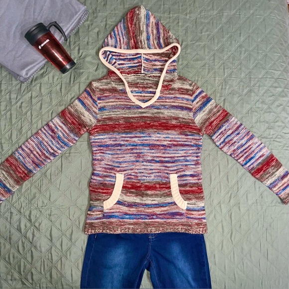 VENUS Knit Hooded Sweater, size S, EUC - Picture 2 of 6